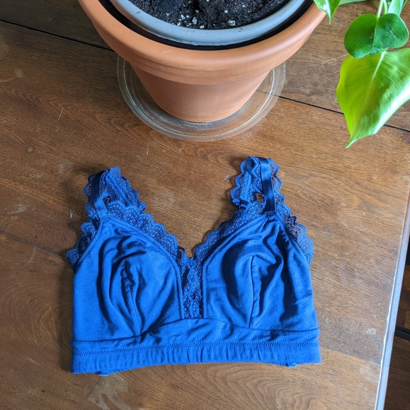 PARFAIT Dalis Racerback Bralette Navy 34FF - Picture 5 of 10